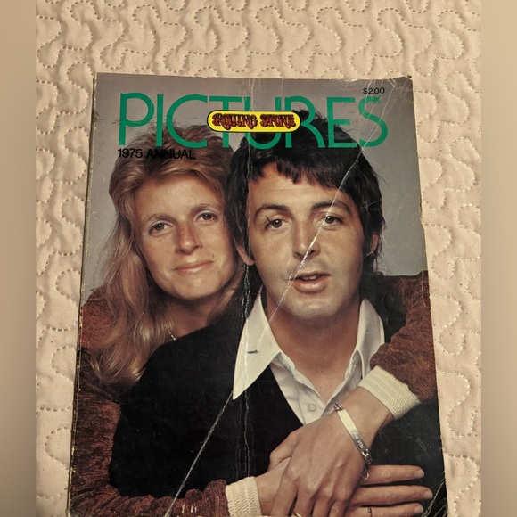 Rolling Stone Picture 1975 Annual Photo Rock Magazine Paul Michael Jimmy David - Picture 1 of 13